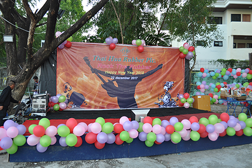 Thai Hua Rubber Plc, Rock The Rubber Happy New Year 2018